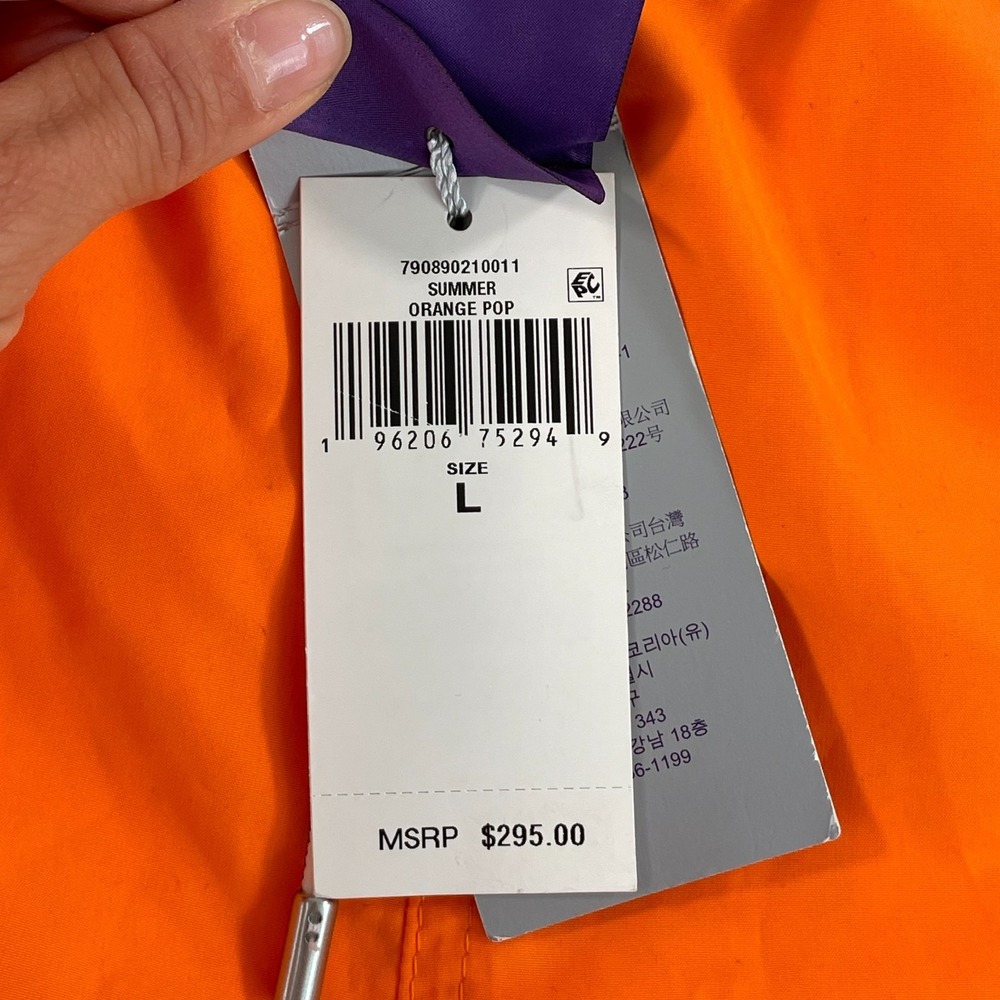 Polo Ralph Lauren Purple Label‎ Amalfi Swim Trunks Men Large Orange Pop NWT $295 - Picture 5 of 11